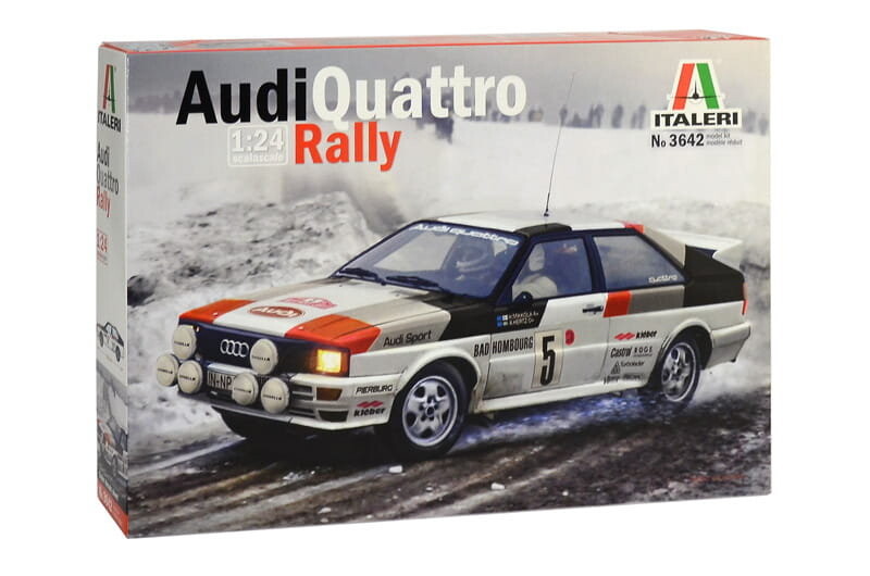 

Audi Quattro (Ралли) 1:24 Italeri 3642