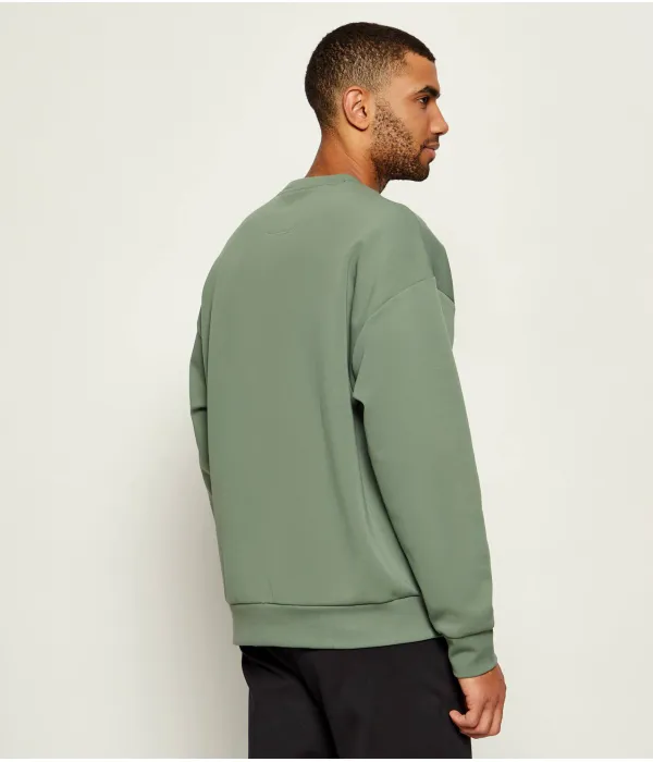 Толстовка Стенсона Oversize fit Boss Green, зеленый — фото 3