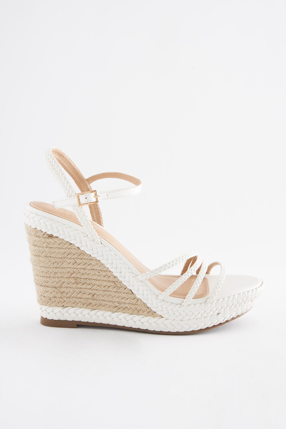 Плетеная танкетка Forever Comfort Next, белый