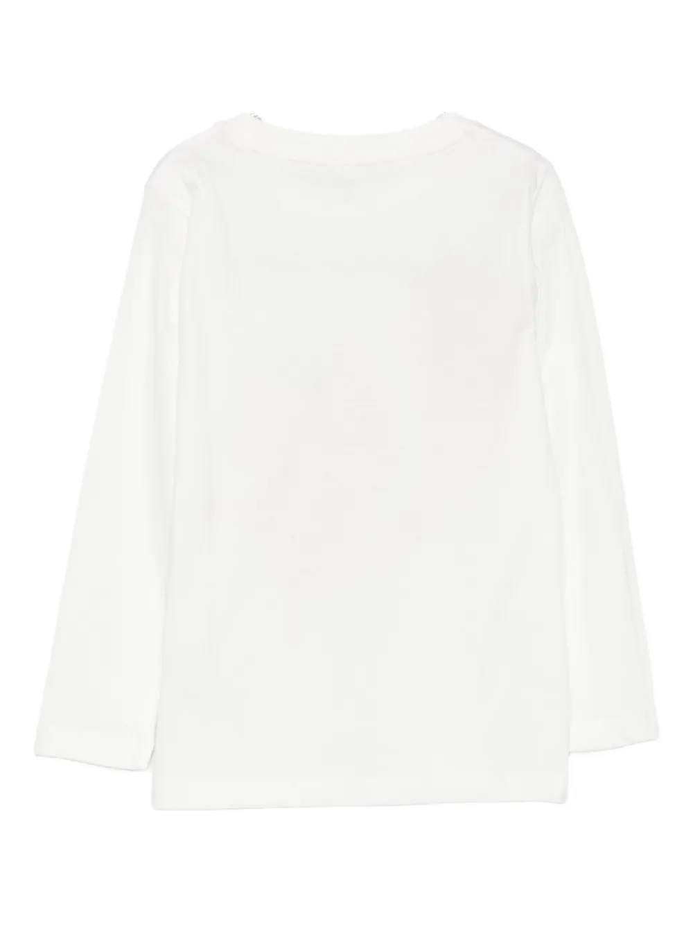 Топ с длинными рукавами и принтом Stella McCartney Kids, белый — фото 2