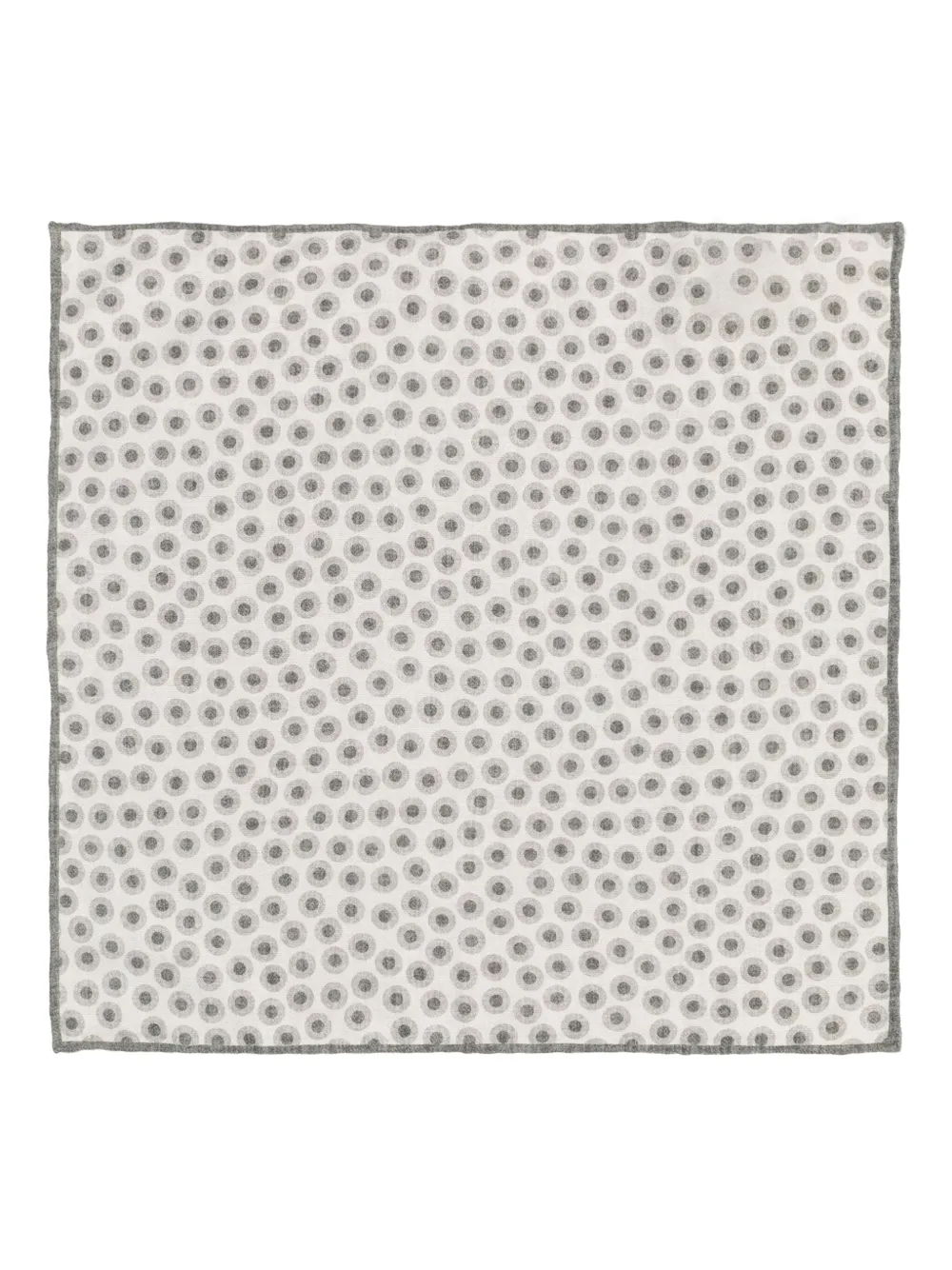 

Платок в горошек Brunello Cucinelli, белый