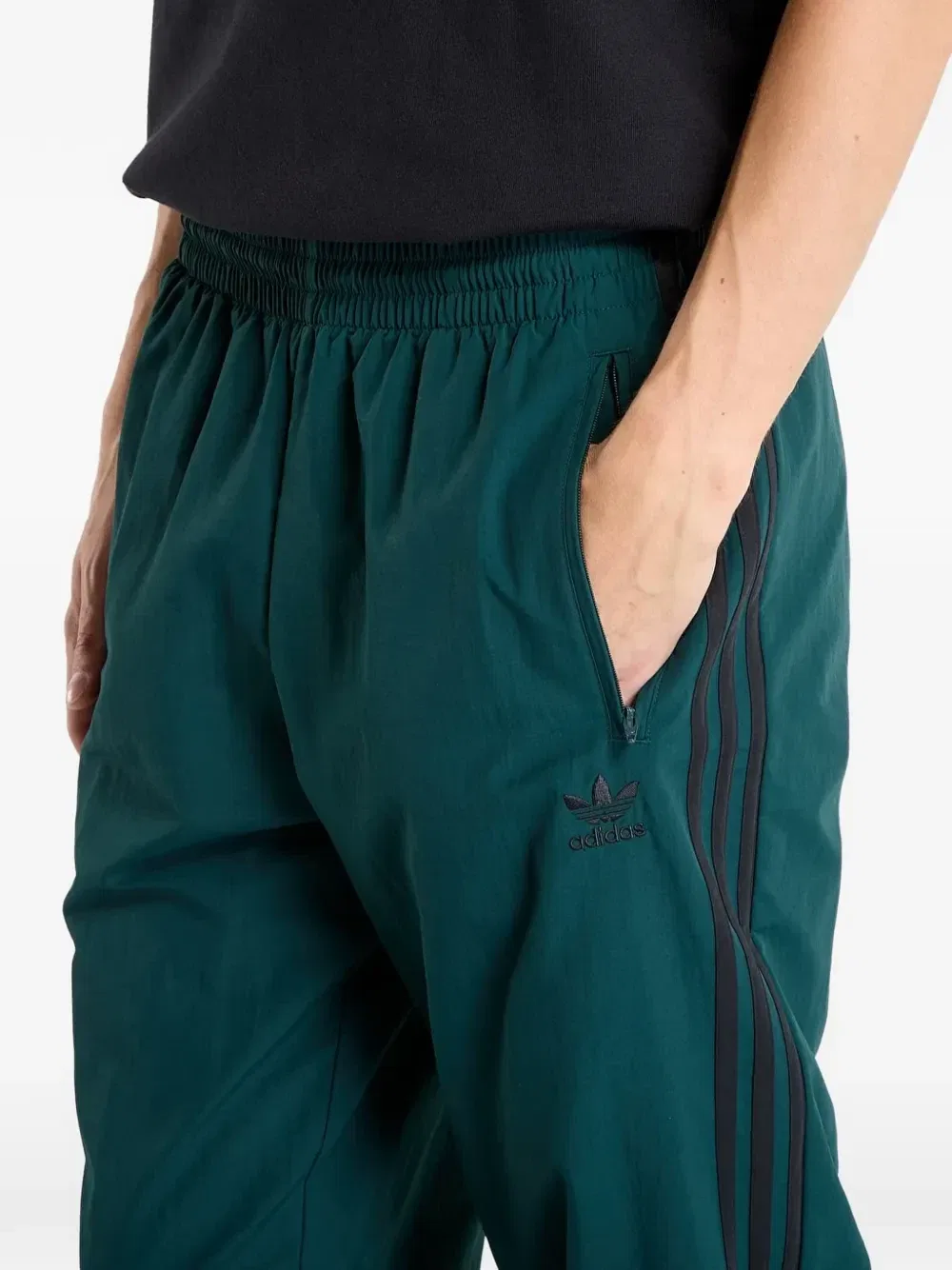 Спортивные брюки Firebird adidas, зеленый — фото 4