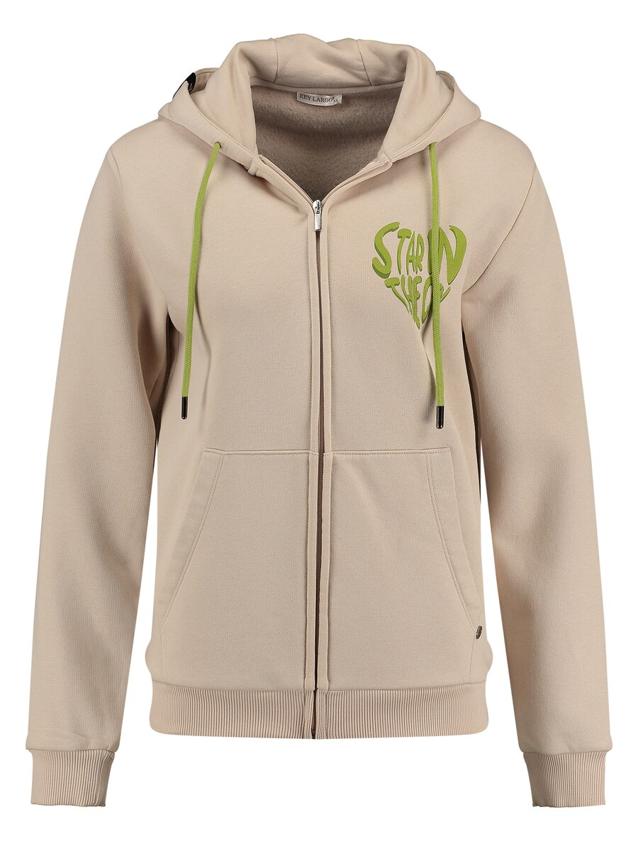 

Толстовка с капюшоном на молнии Key Largo Zip-Up Hoodie SWEET APPLE, бежевый