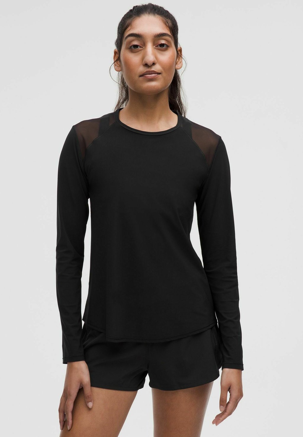 

Топ с длинными рукавами Sculpt Long Sleeve lululemon, черный