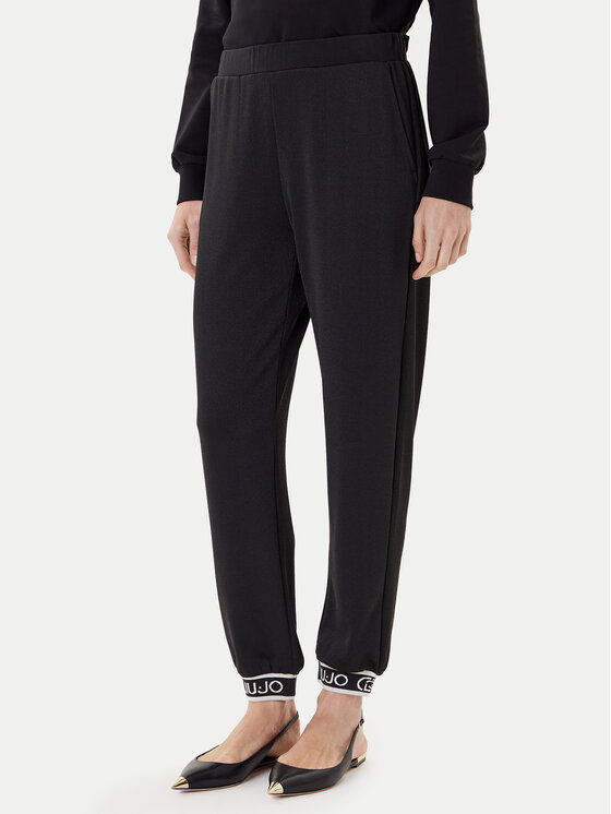 

Брюки из ткани regular fit TF5284 J4747 Liu Jo Sport, чёрный