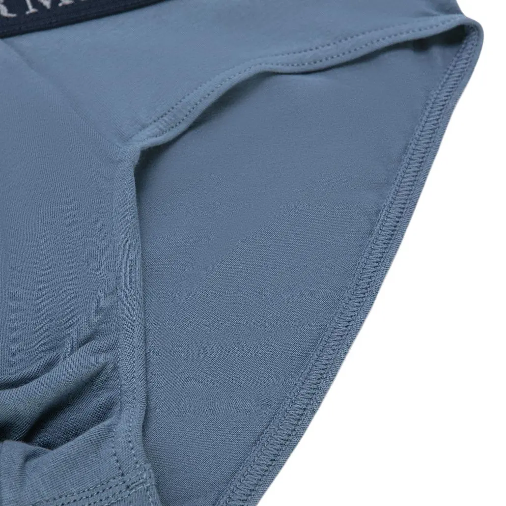 EMPORIO ARMANI Нижнее белье мужское 2 шт синий+серый FW24 — фото 4