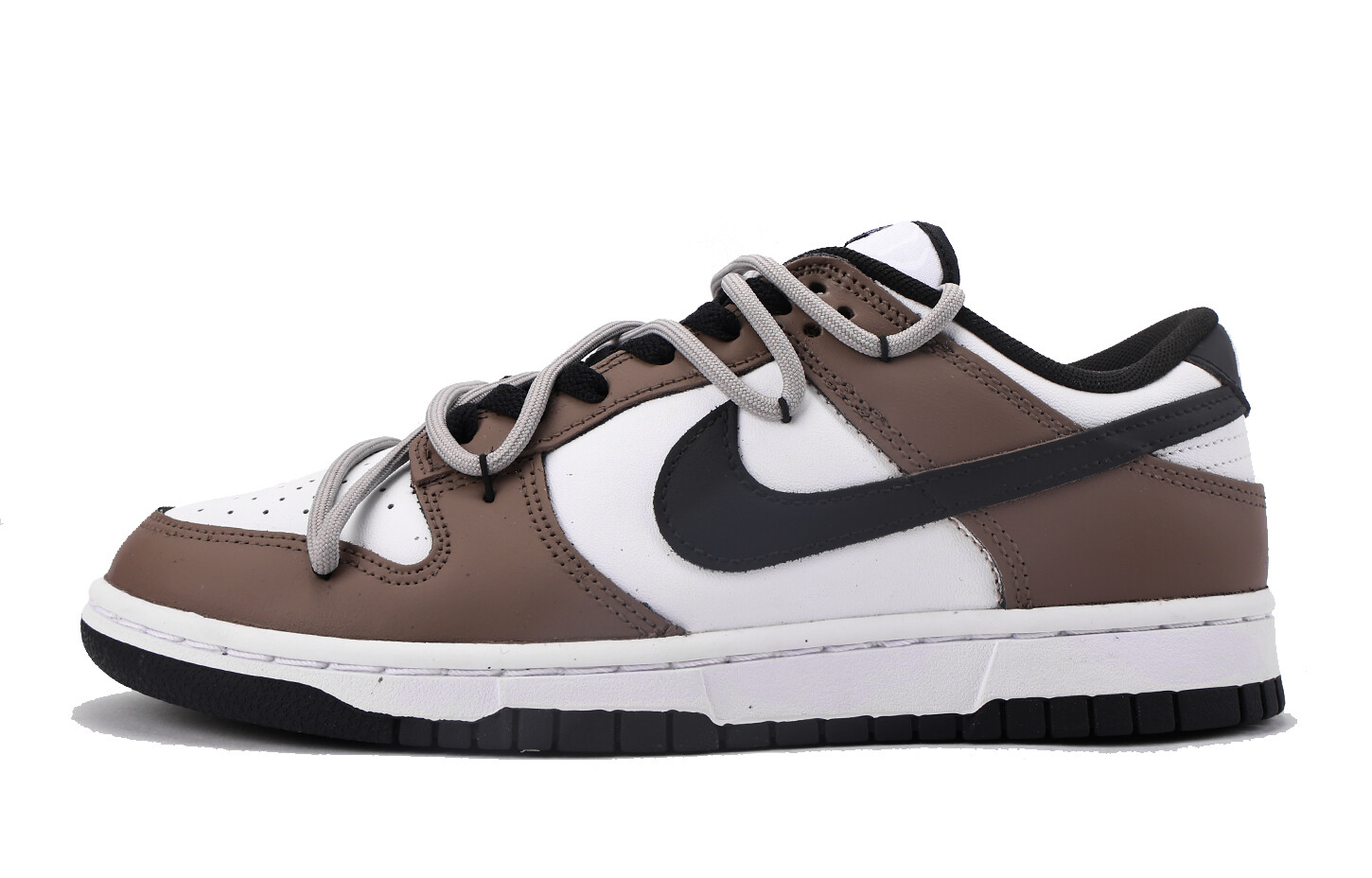 

Кроссовки Nike Dunk Skateboarding Shoes Unisex Low-top Black/Brown, коричневый