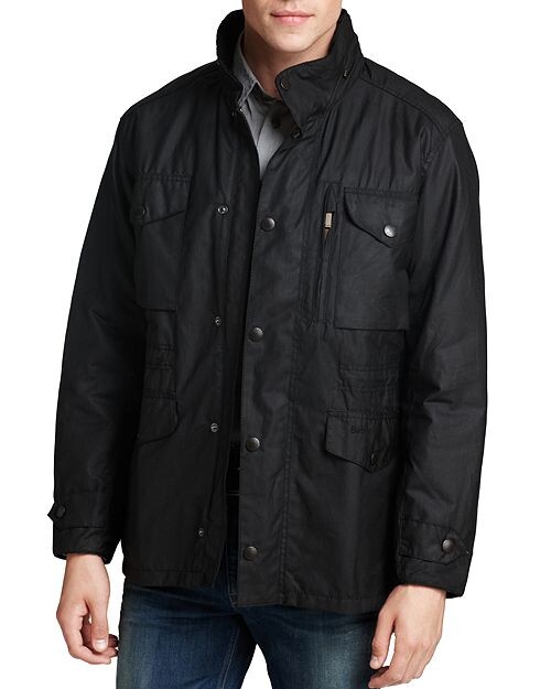 

Саперная куртка из вощеного хлопка Barbour, цвет Black