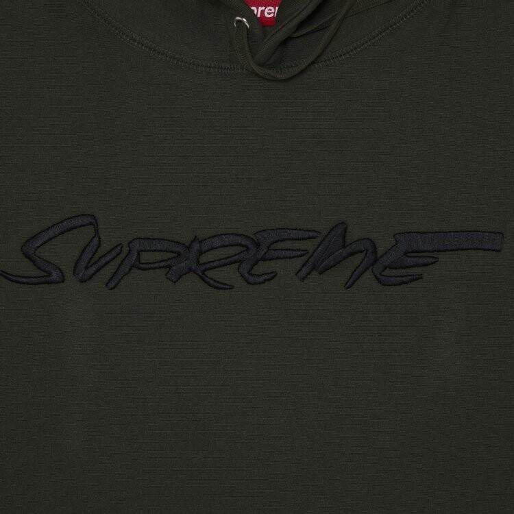Толстовка Supreme Futura Hooded Dark Olive — фото 2