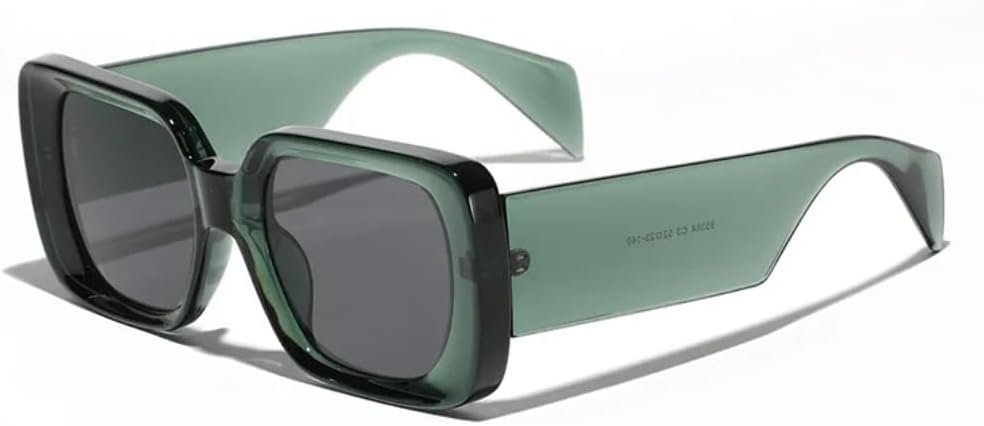 

Солнцезащитные очки с защитой от УФ-излучения UV400 | Широкая оправа и широкие дужки | Линзы конфетных цветов для занятий спортом на открытом воздухе и путешествий DSVIGF, Greengray