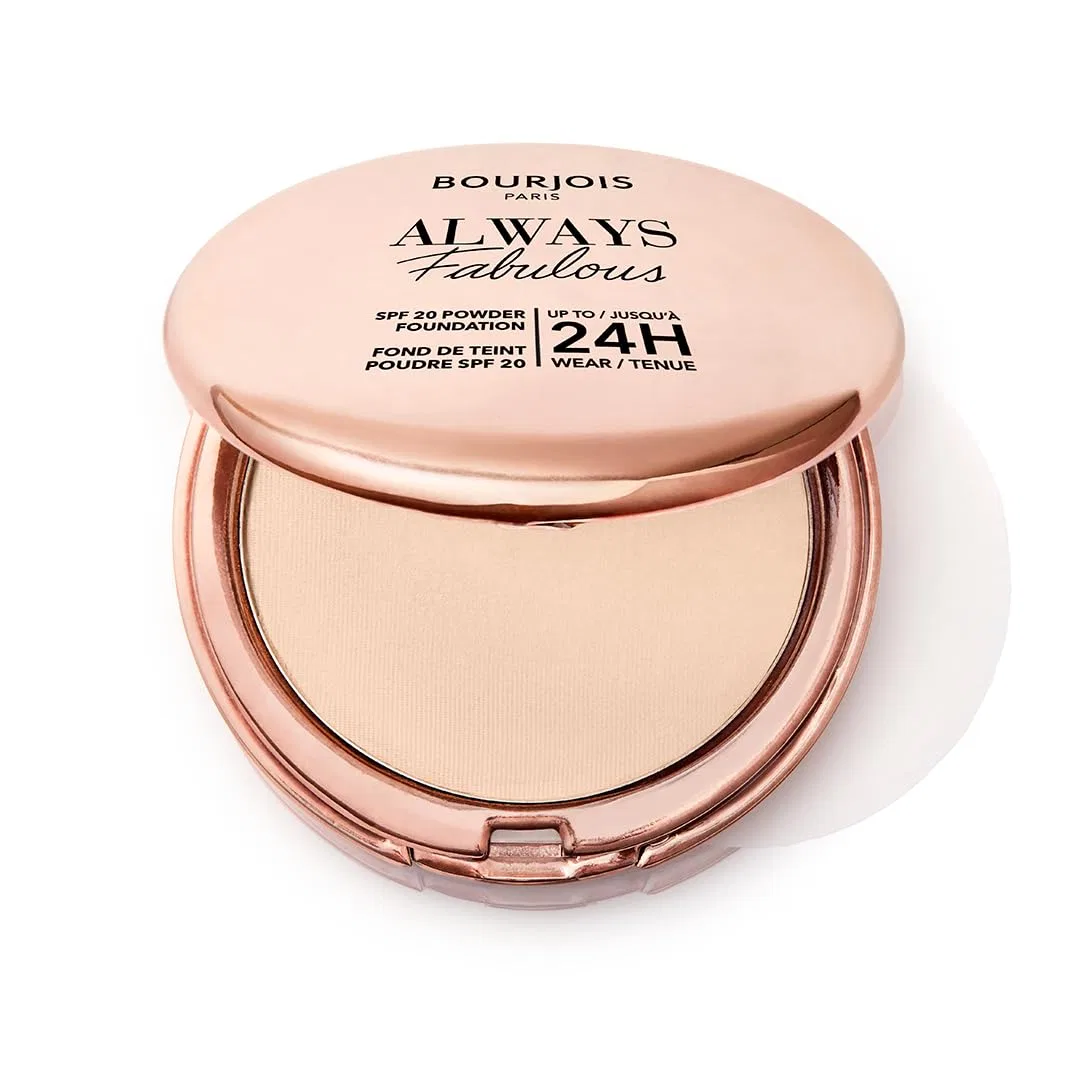 Пудра «Always Fabulous Powder 100 Rose Ivory» от Bourjois Bourjois, 100 - Ivory