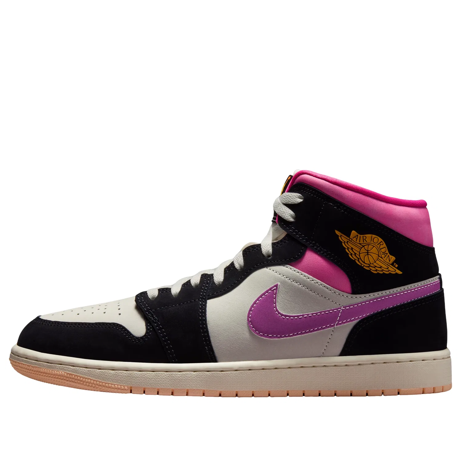 Кроссовки Jordan 1 Mid SE 'World Tour' II3789-001, черный