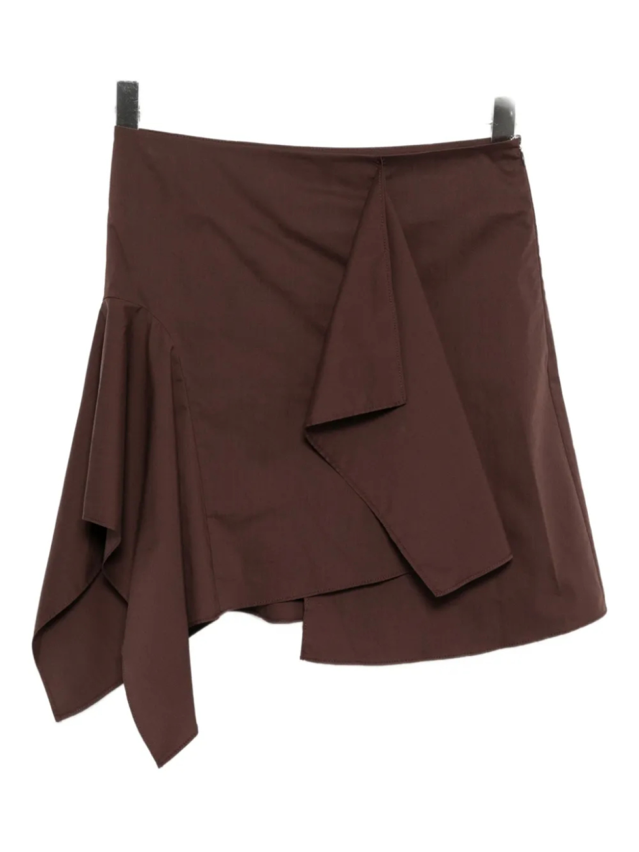 

Low Classic юбка мини Unbalance с драпировкой, коричневый