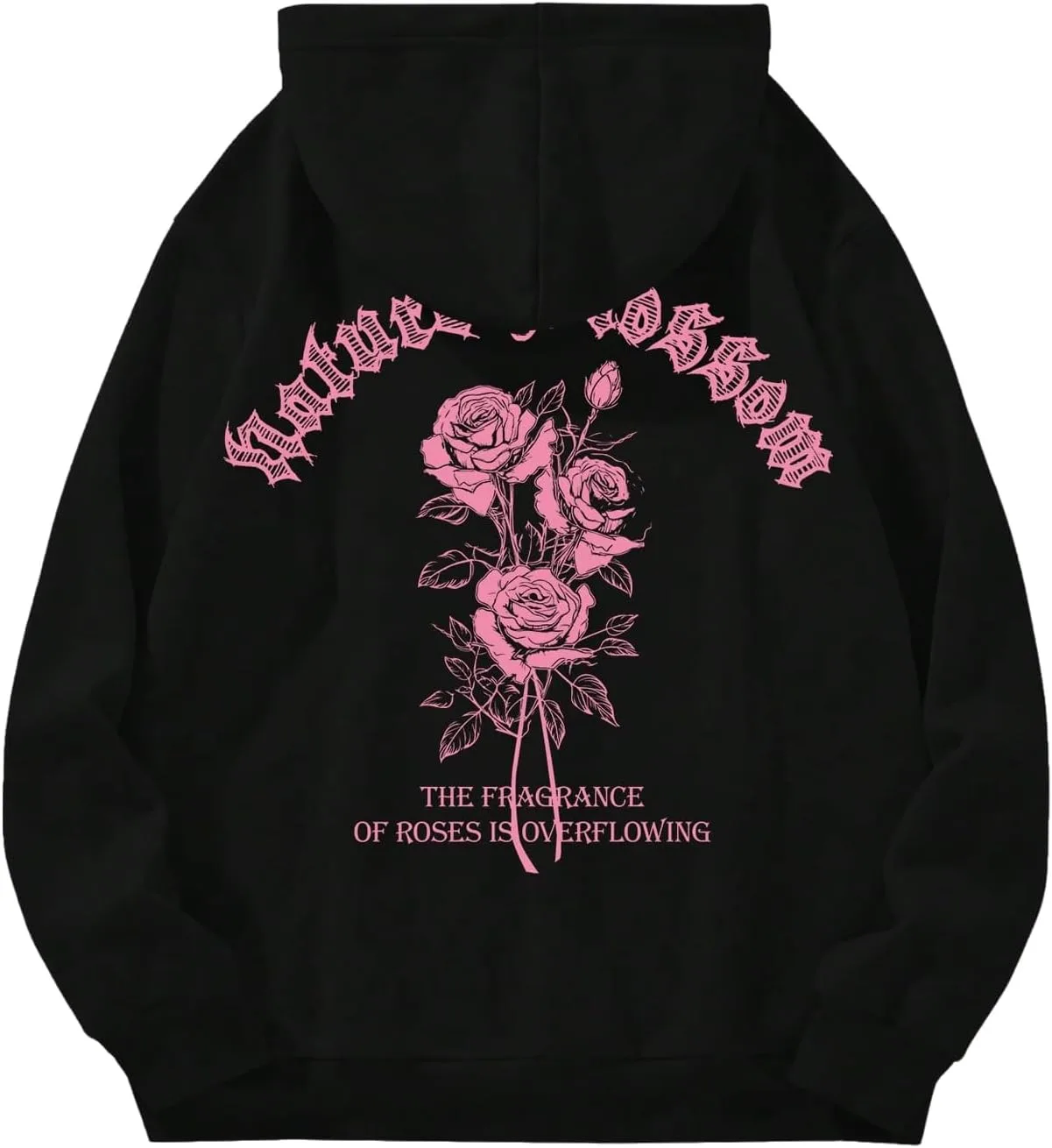 

Мужской худи с цветочным принтом Floerns, оверсайз