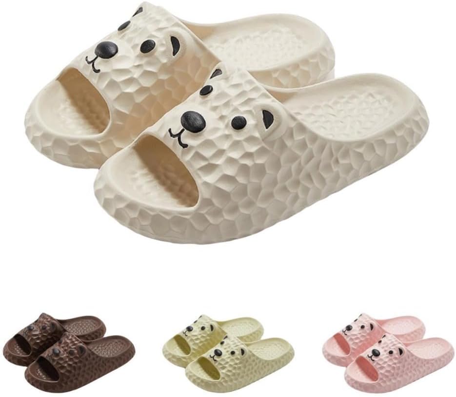 

Милые шлепанцы с медвежонком для женщин Albiva, хаки