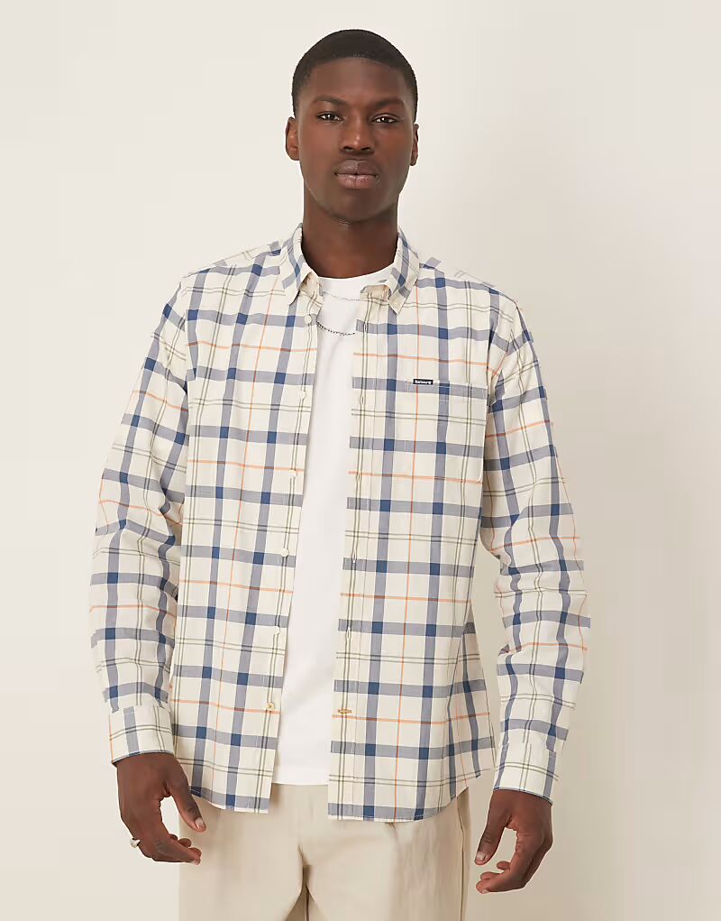 

Рубашка Barbour Rawley в клетку цвета морской дымки