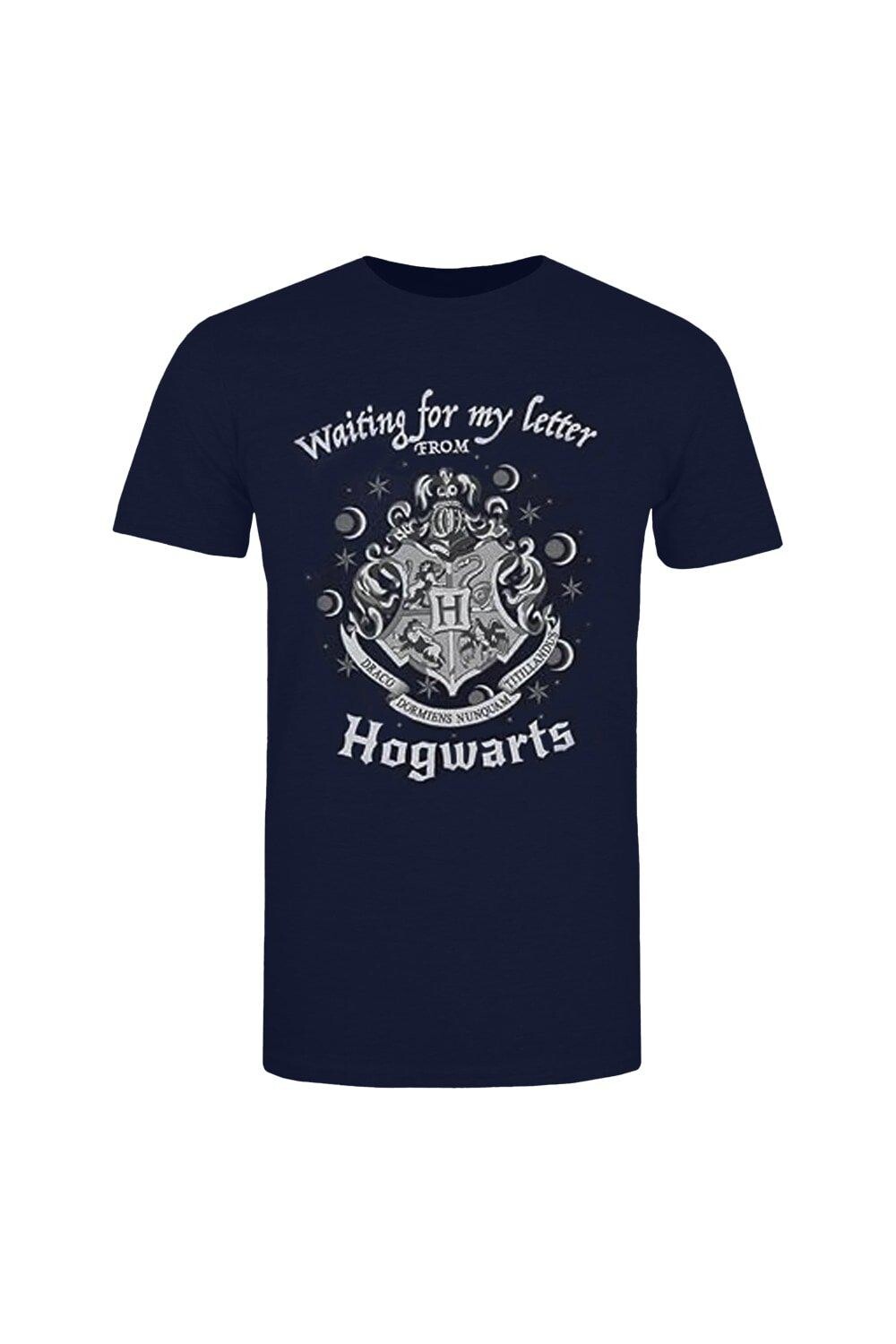 Футболка «В ожидании моего письма» из Хогвартса Harry Potter, темно-синий — фото 2