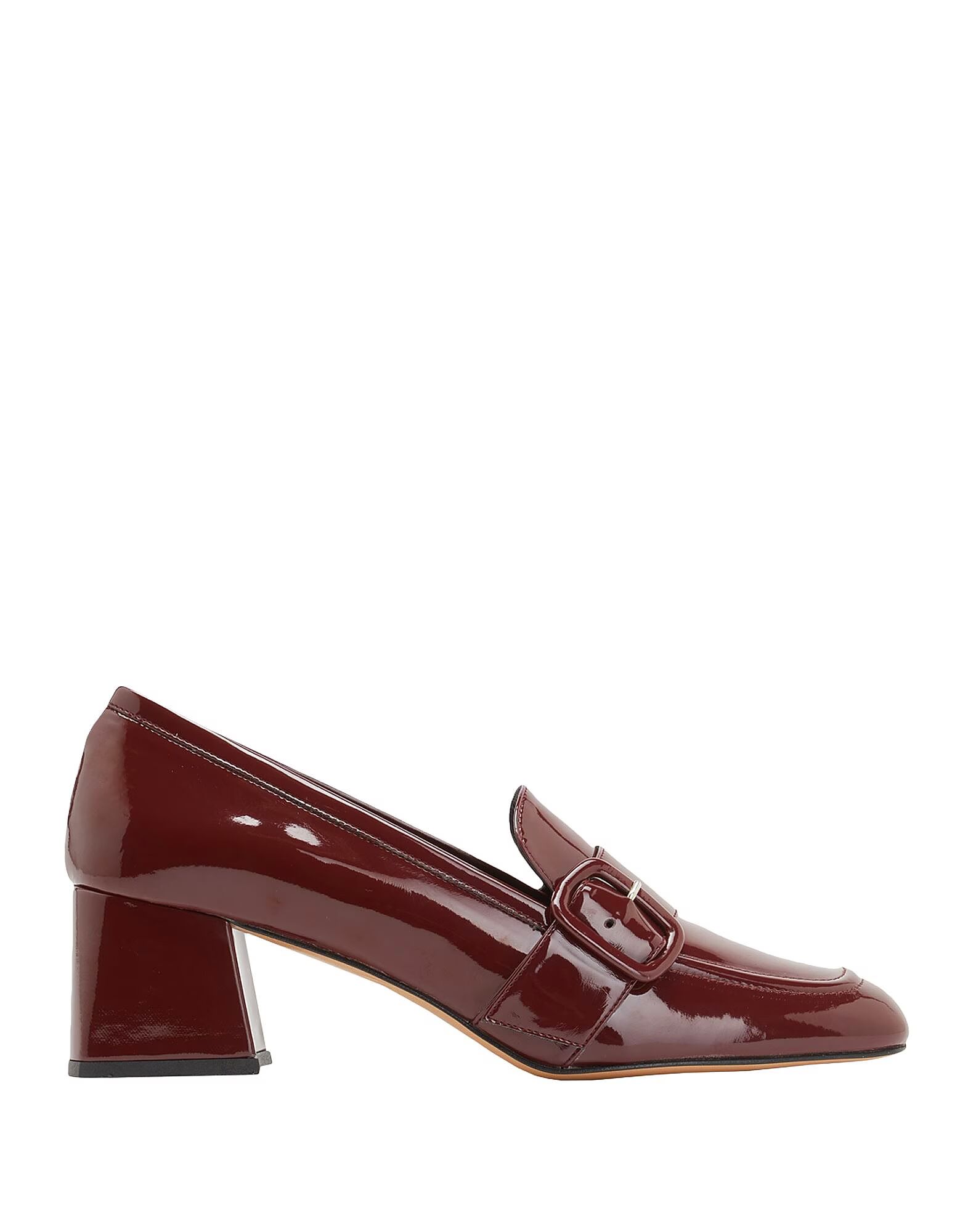 Лоферы Patent Heeled Loafer 8 By Yoox, бордовый