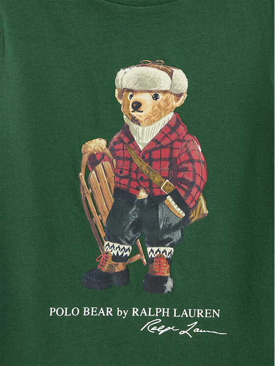 Футболка regular fit 322981260002 Polo Ralph Lauren, зеленый — фото 3