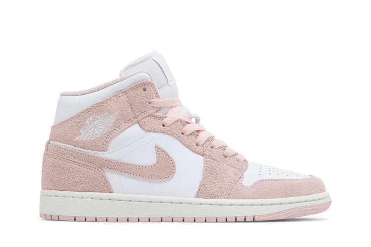 

Кроссовки Air Jordan 1 Mid SE, розовый, Серый, Кроссовки Air Jordan 1 Mid SE, розовый