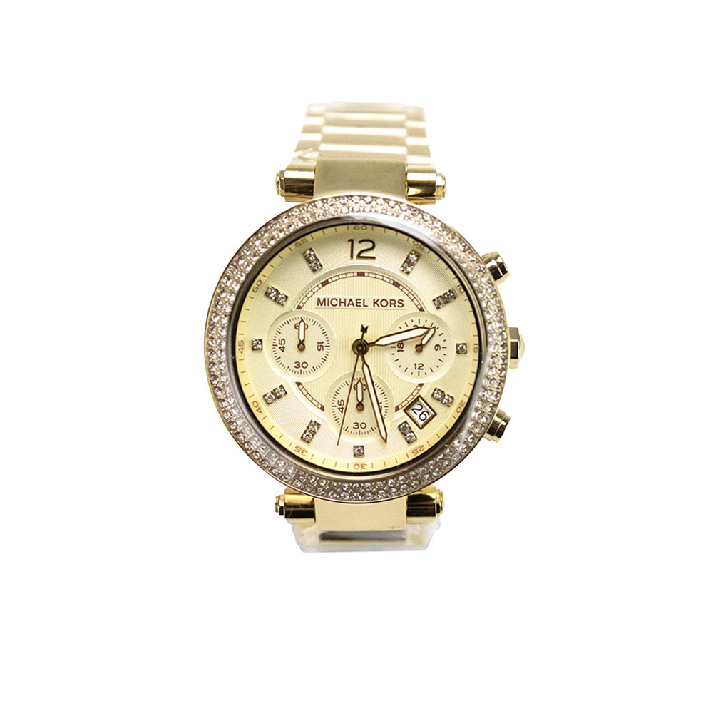 

Часы Parker Chronograph из нержавеющей стали золотистого оттенка MK5354 Michael Kors