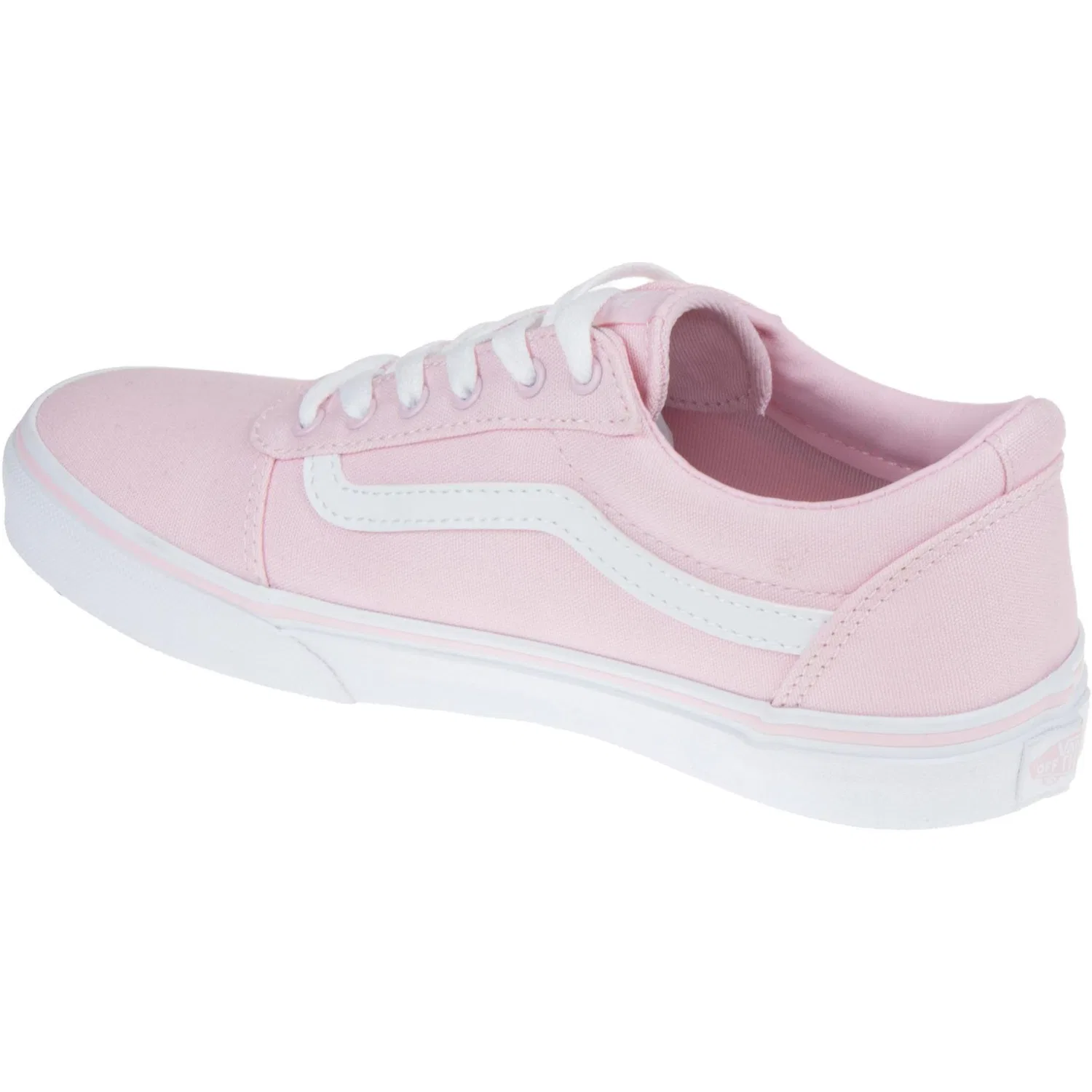 Кеды детские для скейтбординга Canvas Low Top Vans розовые — фото 4