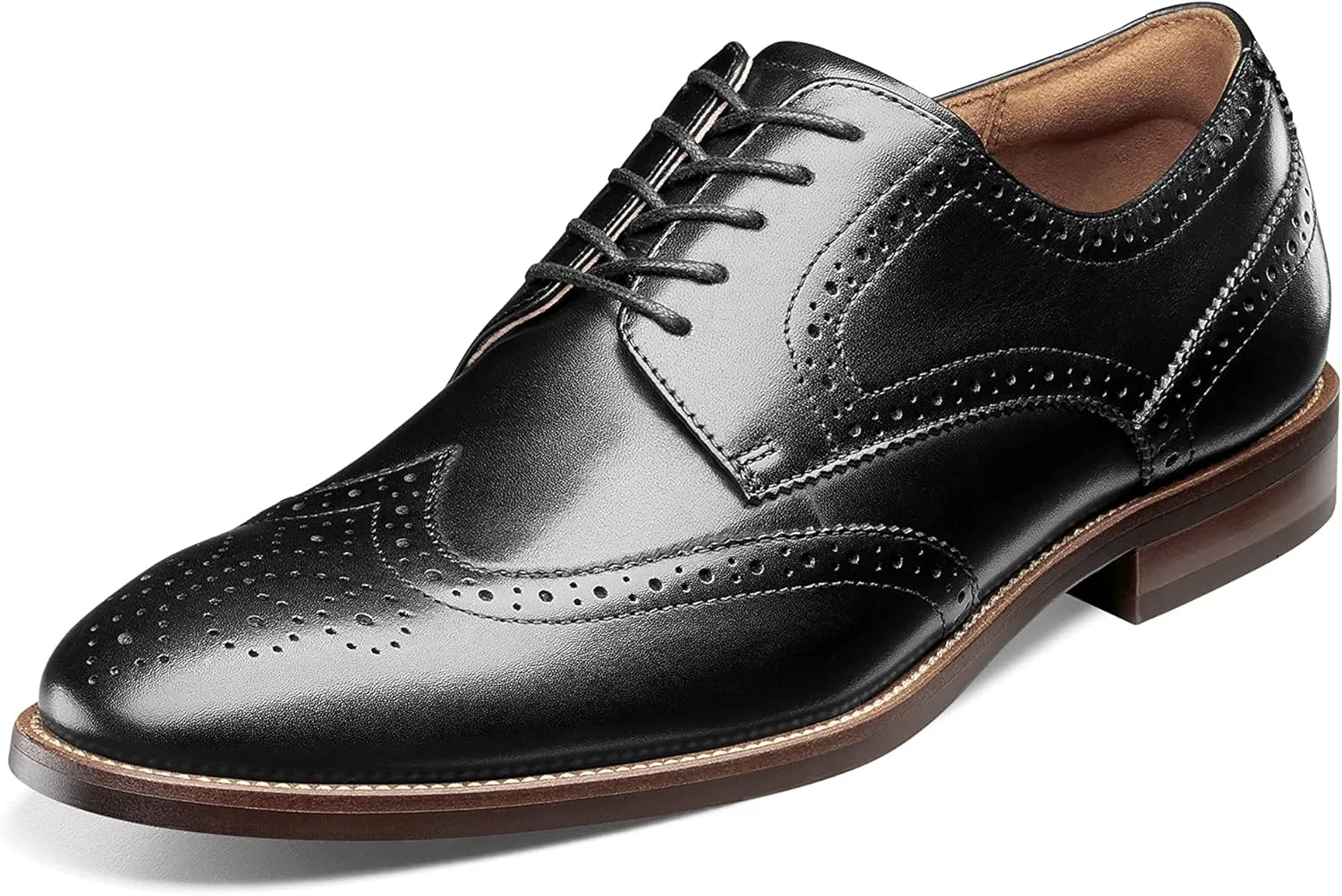 Мужские оксфорды Florsheim Rubano с перфорацией, Black