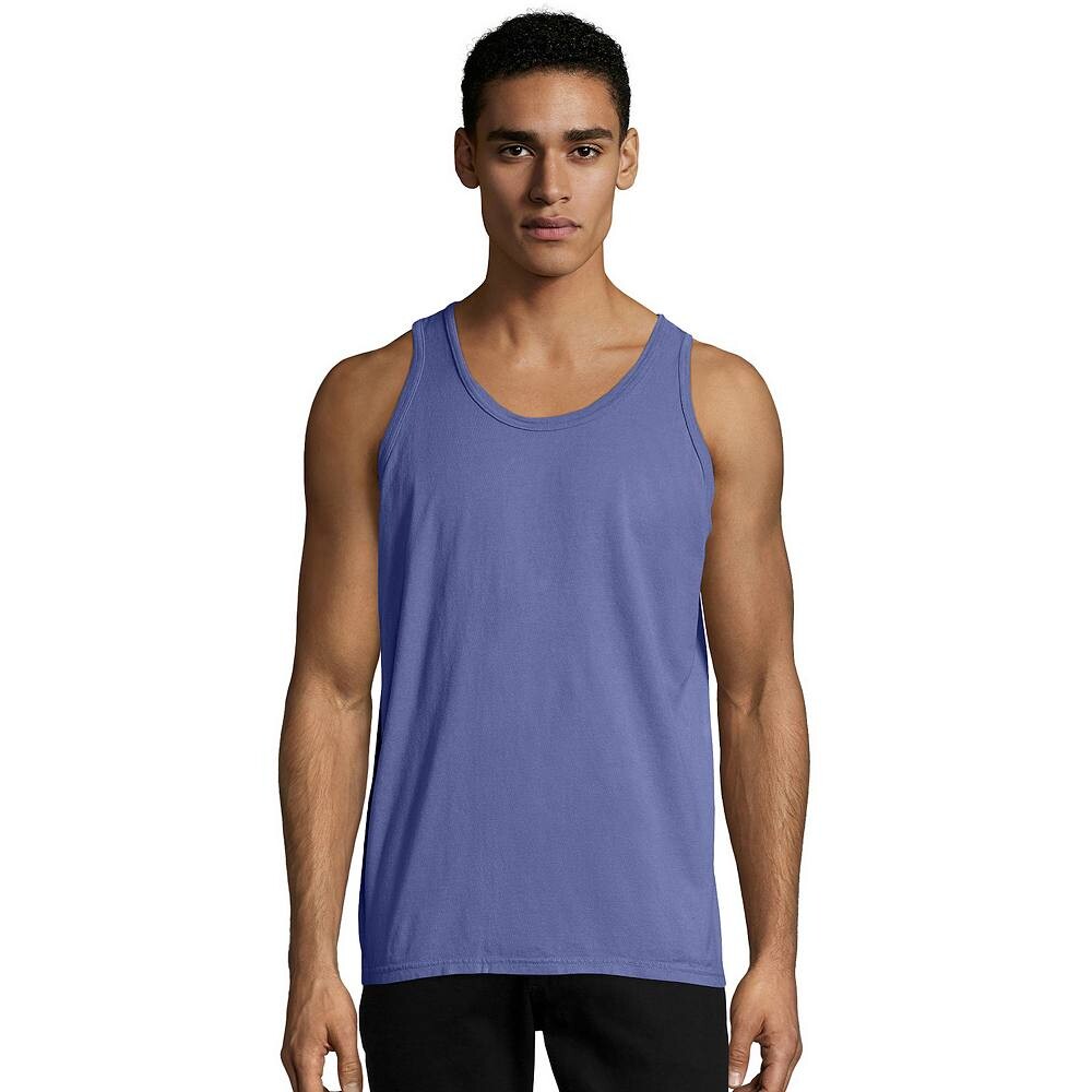 

Мужская майка Hanes Comfort, окрашенная в готовом виде, цвет Deep Forte Blue