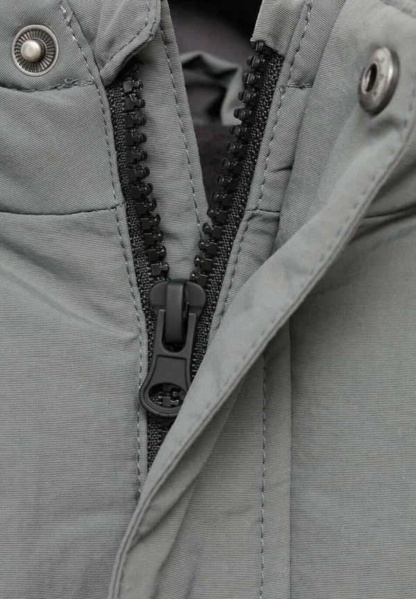 Детская зимняя куртка Mango Kids, Dark Grey — фото 4