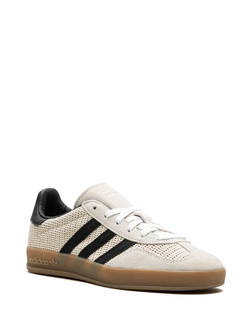Кроссовки Gazelle Indoor Aluminum/Core Black Adidas, нейтральный — фото 2