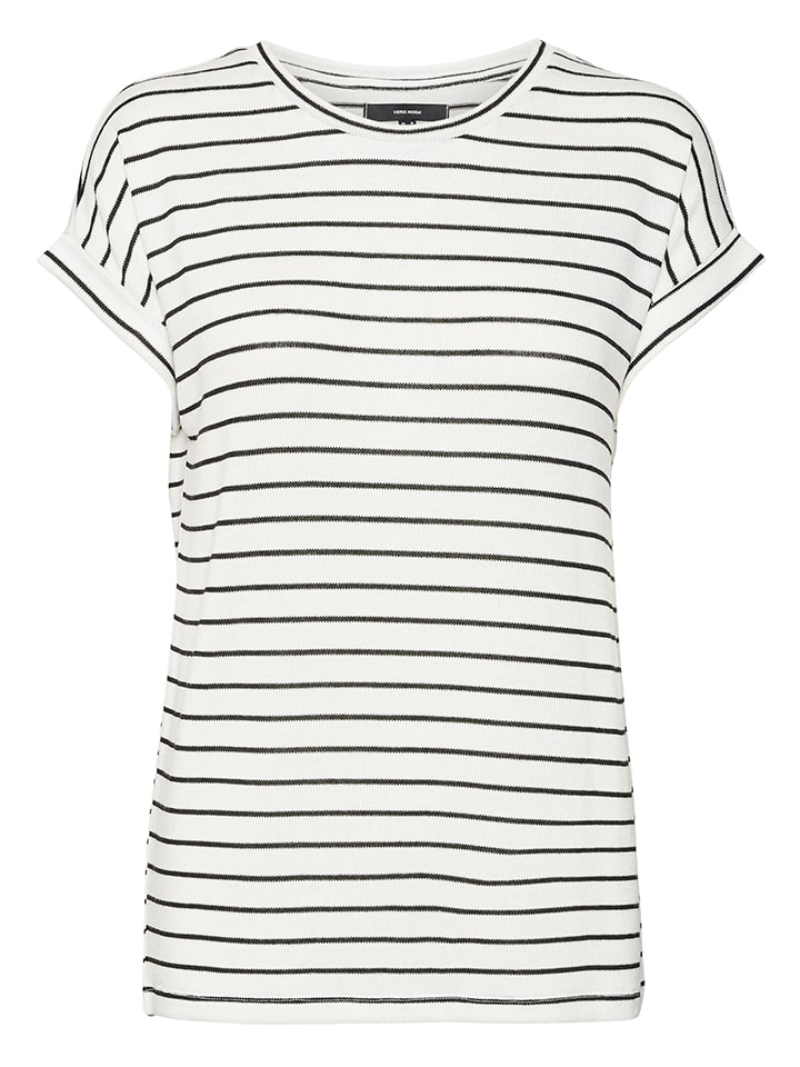 

Футболка Vero Moda, белый/черный