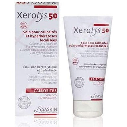 

Xerolys 50 Лечебный крем с мочевиной 50% для сухой кожи колен, локтей, стоп, псориаза, Lysaskin