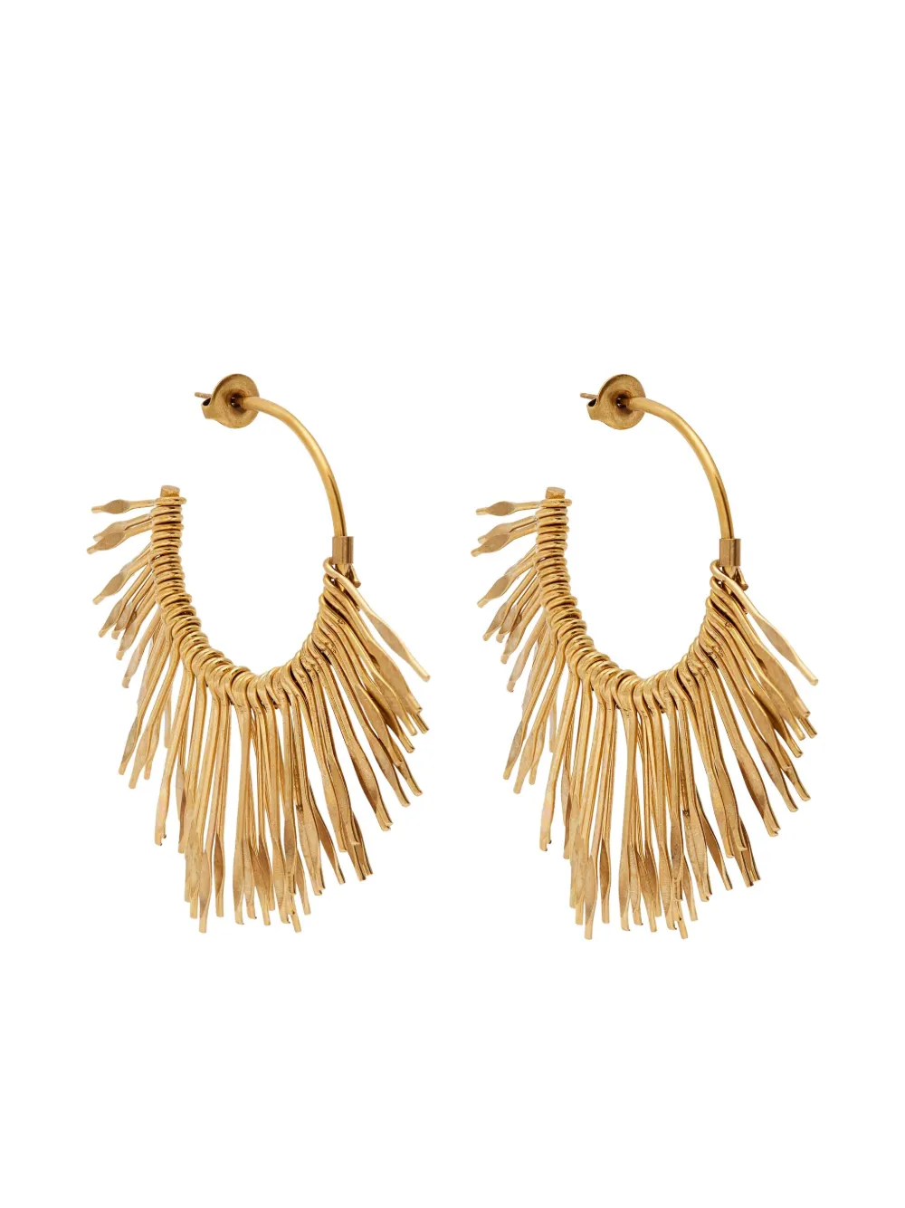 

Серьги-кольца с бахромой ISABEL MARANT, золотой