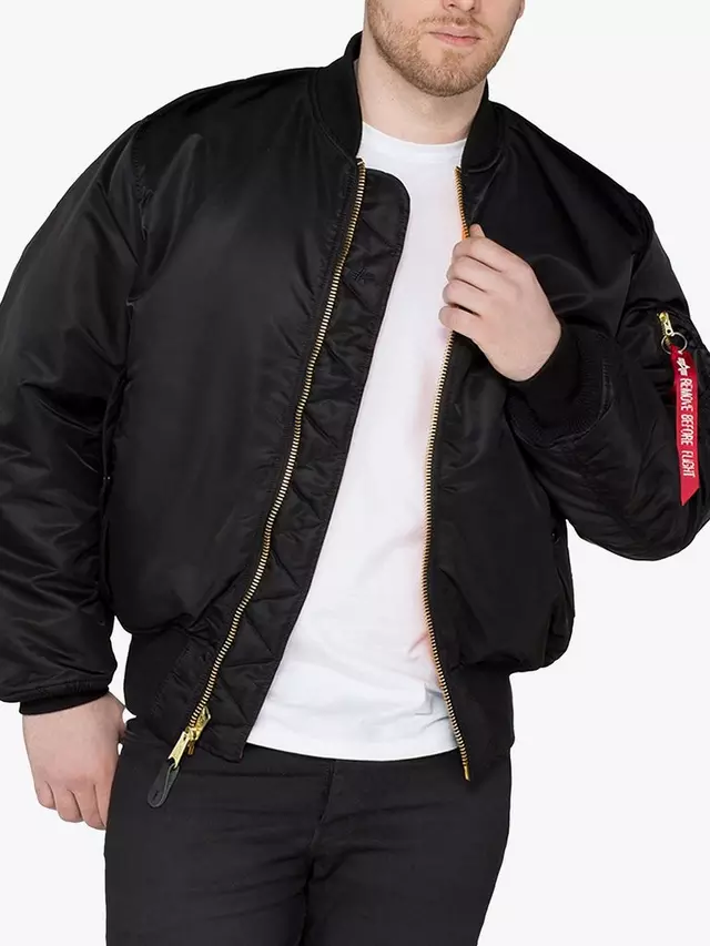 

Куртка Alpha Industries MA1 Bomber, черный