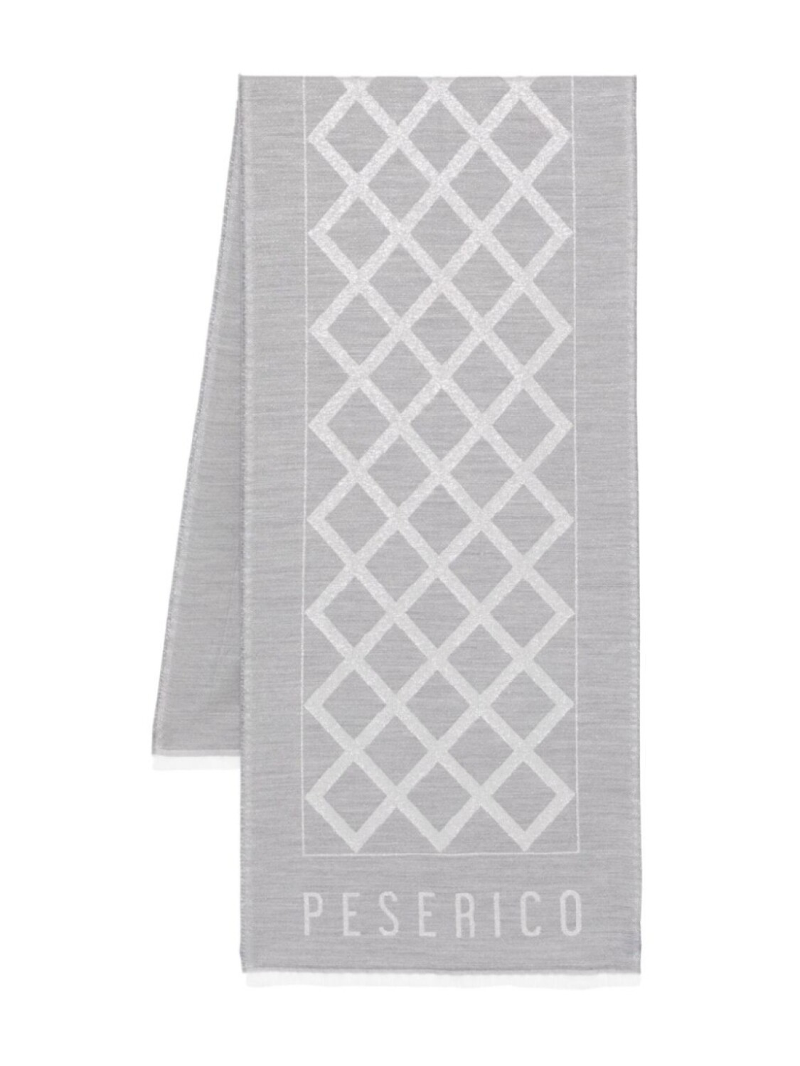 

Шарф Peserico с люрексом, серый