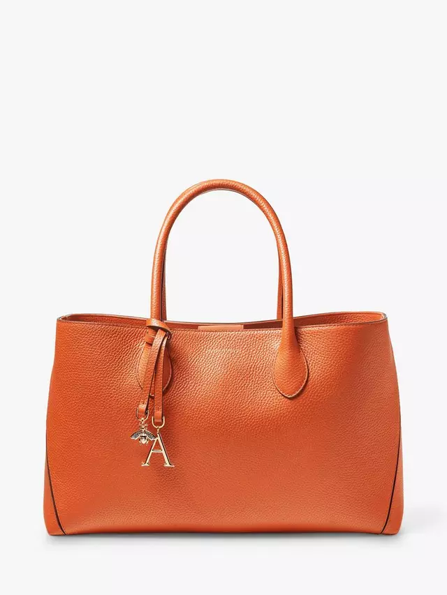 

Сумка тоут Aspinal of London Pebble Leather London, оранжевый