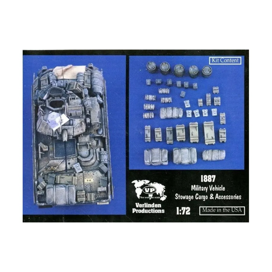 

Хранение грузов и аксессуаров для военной техники, WWII - Assorted (1:72)