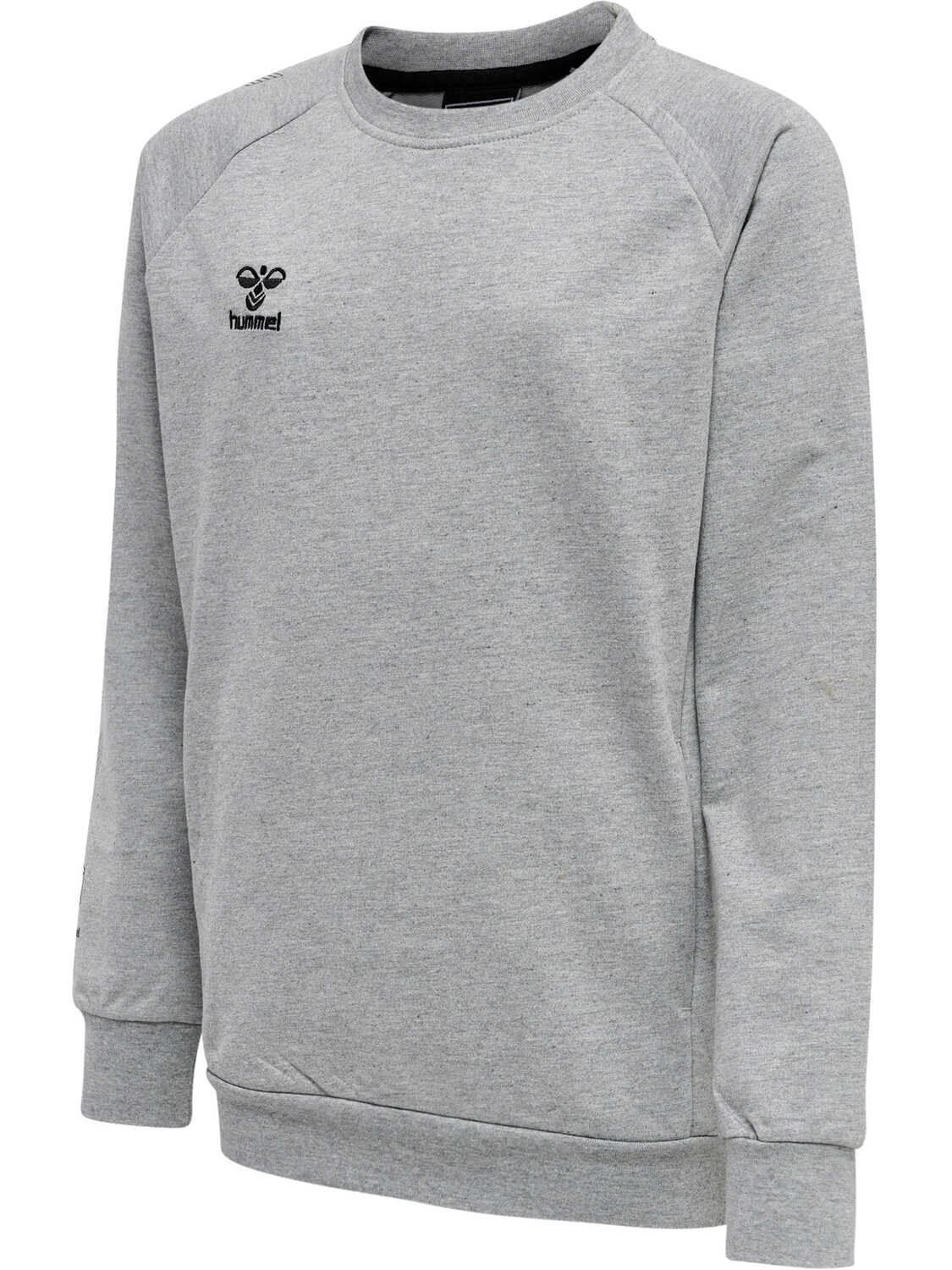 Толстовка Hummel Hmlmove Grid Cotton Kids, серый меланж — фото 4
