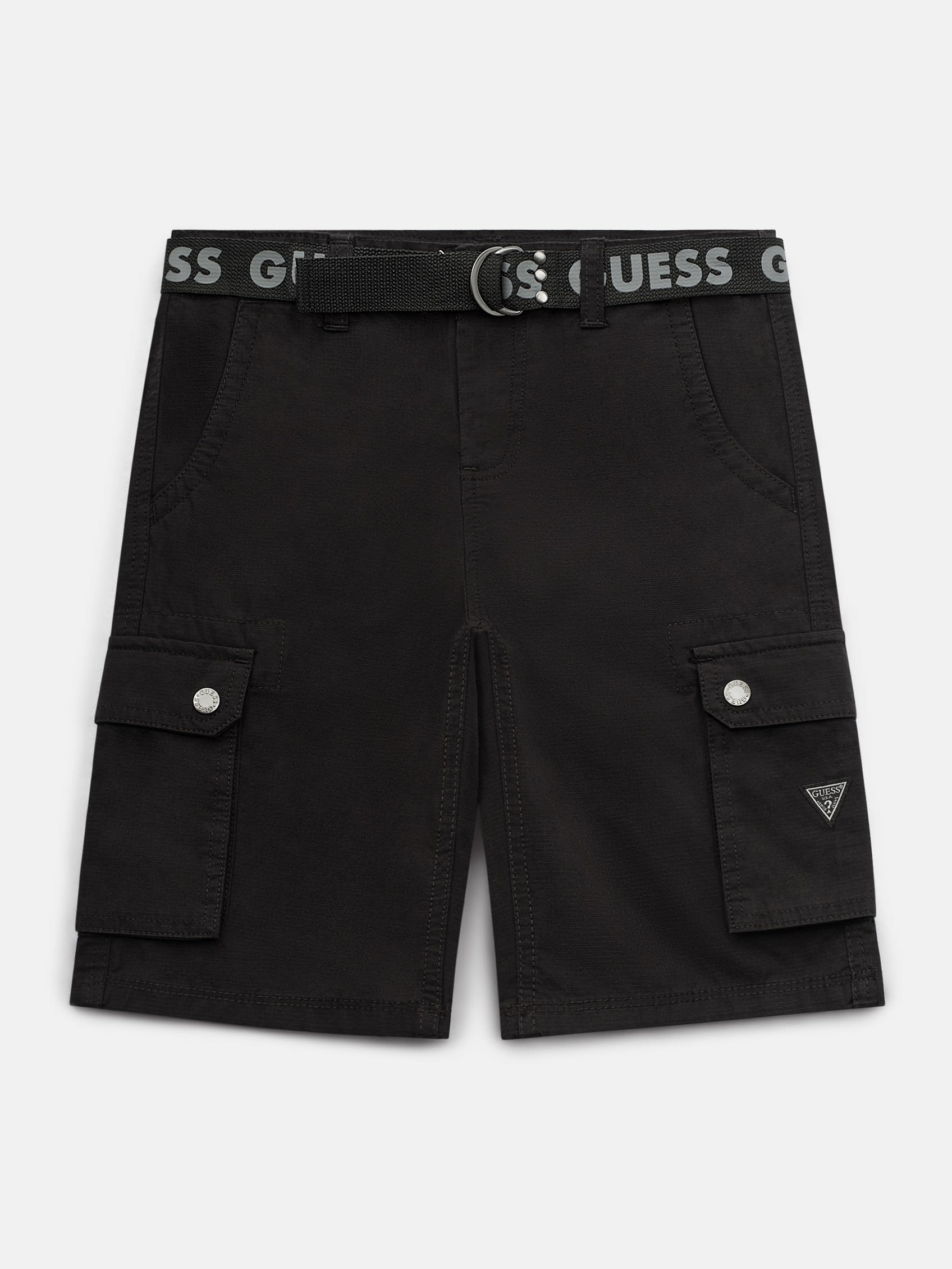 

Шорты-карго Karter Ripstop (7-16) Guess Factory, черный