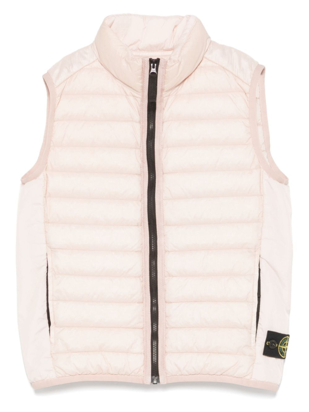 

Стеганый жилет Stone Island Junior, розовый