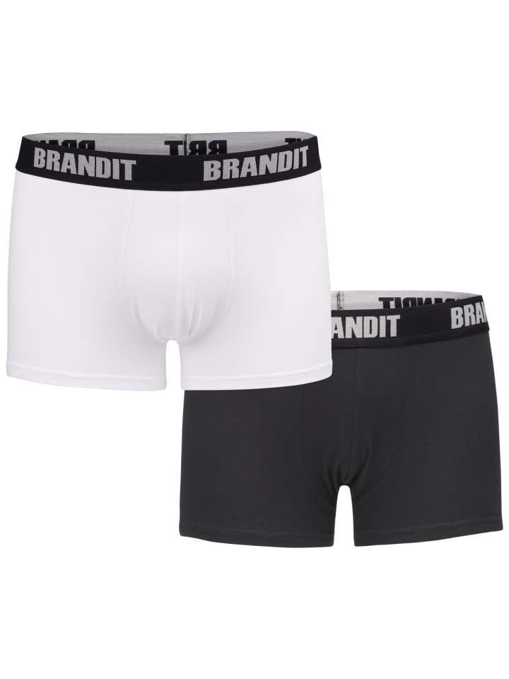 

Боксерские шорты "Boxer Shorts Logo 2 Pack" белого цвета Brandit