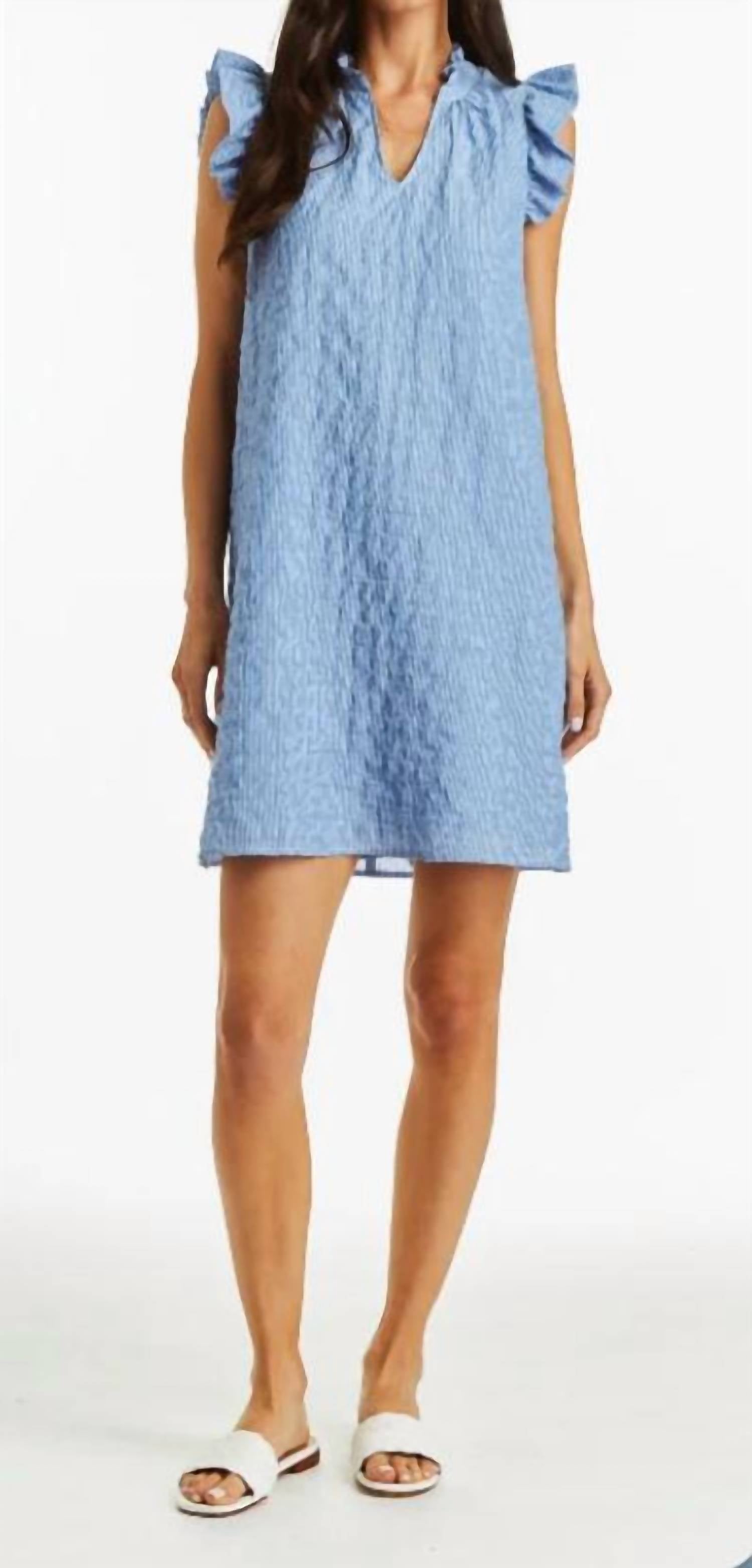 

Платье Зои Шамбре DREW, цвет chambray