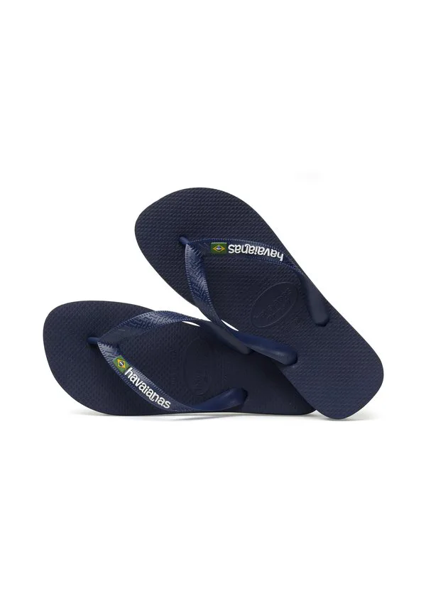 Шлепанцы havaianas с бразильским логотипом для бассейна Havaianas, Navy Blue — фото 4