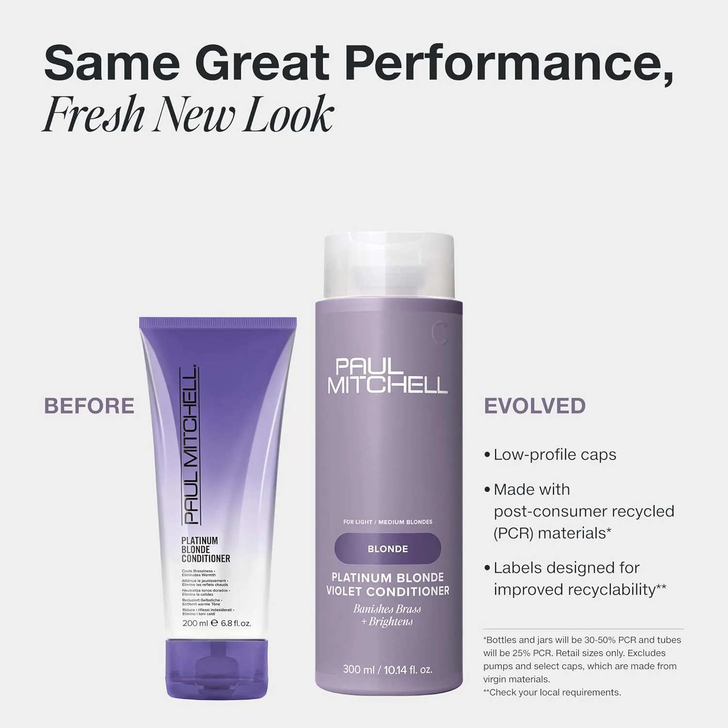 Кондиционер Paul Mitchell Platinum Blonde Violet, устраняет нежелательную желтизну и осветляет волосы, идеально подходит для светлых и средне-русых, серебристых, седых или белых волос. 300 мл (.) — фото 2