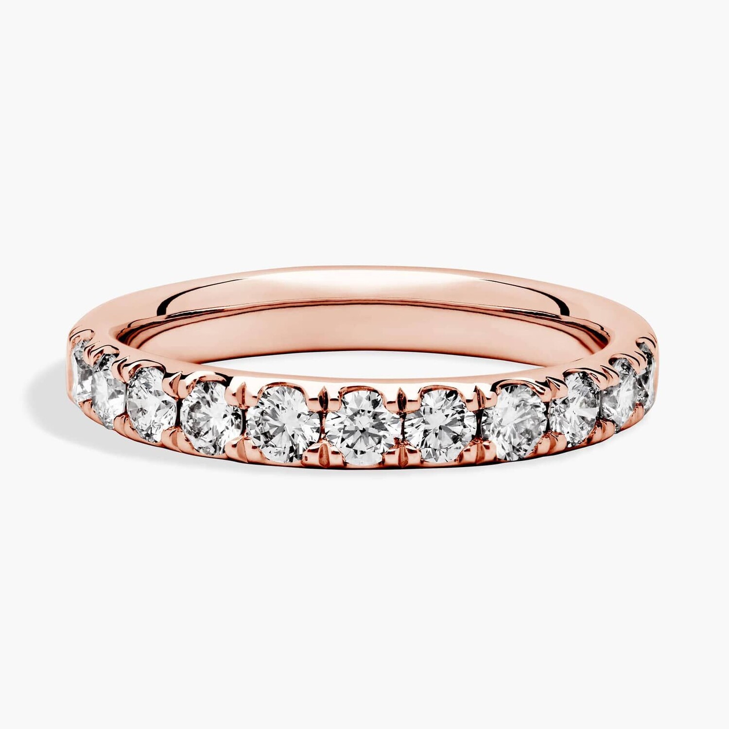 

Кольцо с бриллиантами Riviera Pavé из розового золота 14 карат (3/4 карата Tw. - HI / SI1-SI2) Blue Nile
