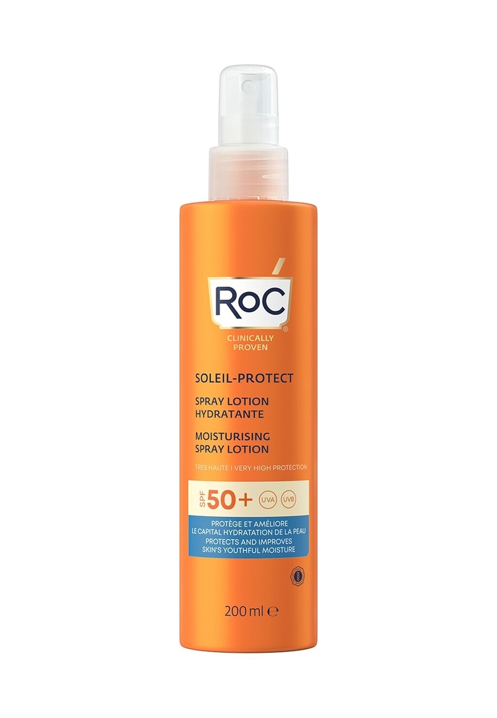 

Защита от солнца ROC SOLEIL-PROTECT MOISTURISING SPRAY LOTION SPF50 200ML Roc Skincare, мультиколор