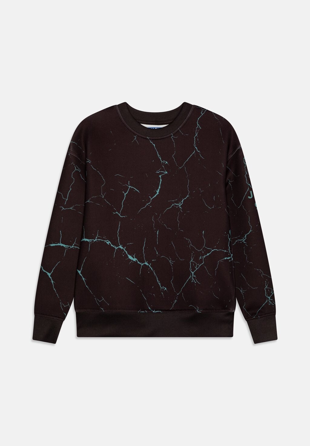 Толстовка JJKEY SPORTY LOOSE CREW Jack & Jones, серый — фото 3