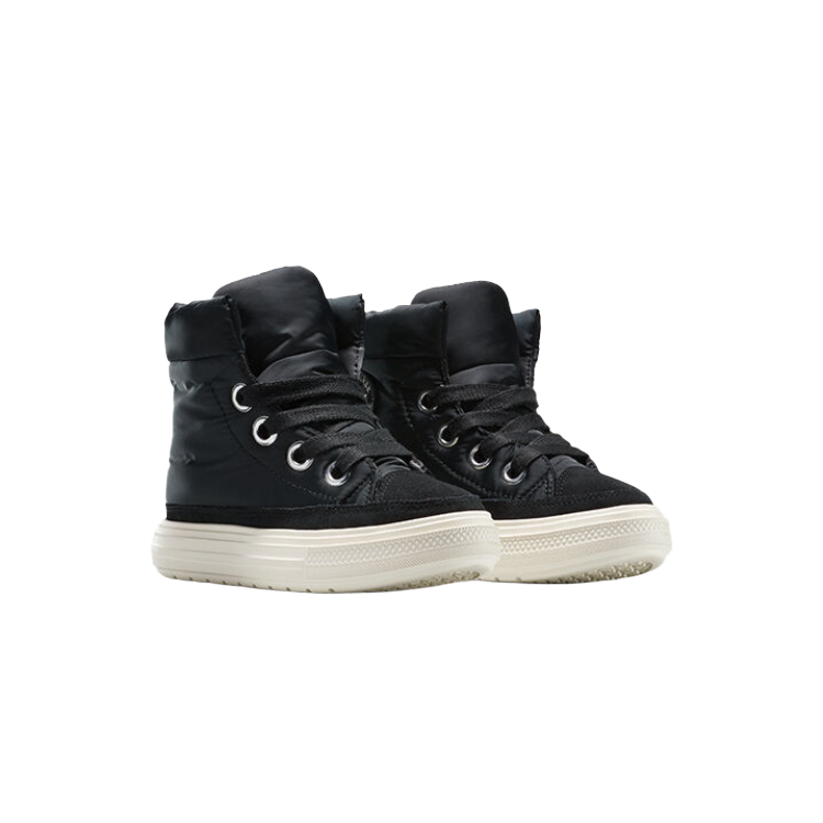 Термостелька chuck taylor all star детские хлопковые ботинки unisex Converse, черно-белый — фото 4