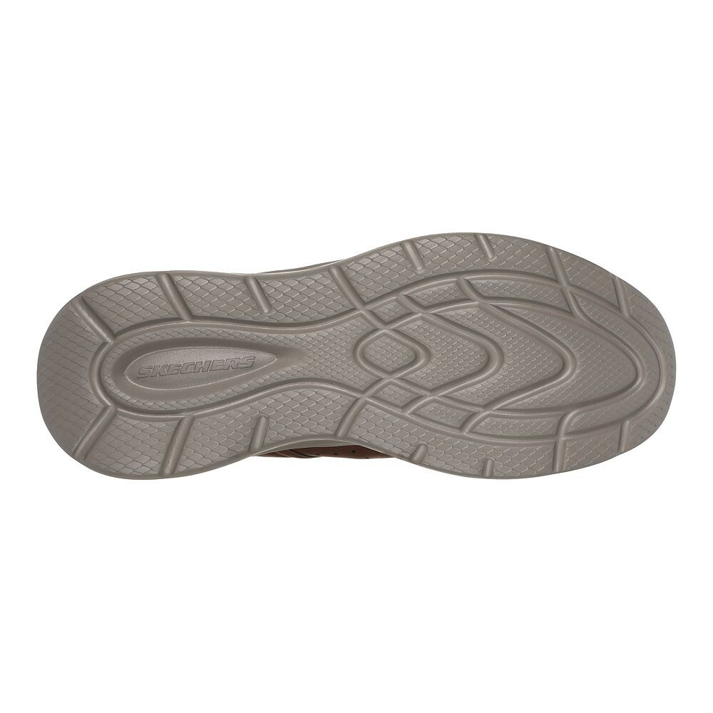 Мужская обувь Skechers Hands Free Slip-ins Relaxed Fit Garner Newick, цвет Dark Brown — фото 4