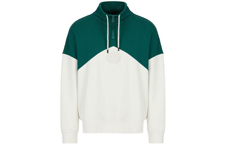 

EMPORIO ARMANI SS22 Толстовка мужская, белая, зеленая